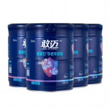 达能敢迈80亿益生菌低GI中老年牛奶粉800g*4罐443.5元