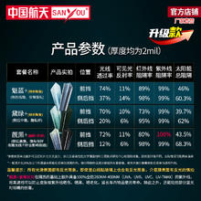 SANYOU 中国航天 汽车贴膜 魅蓝/黛绿/靓黑+ 全车防晒贴膜415.5元