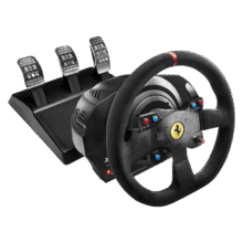 618、政府补贴：Thrustmaster 图马思特 T300 法拉利版 阿尔坎塔拉面料 赛车方向盘模拟器+油门踏板返后2049.11元 包邮（多重优惠，评论返30元红包）