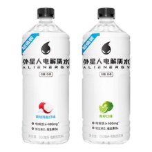 外星人电解质水荔枝海盐950ml*2瓶6.99元（合3.5元/件，包邮）