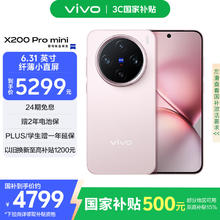 vivo X200 Pro mini 5G手机 16GB+512GB 微粉4174.01元