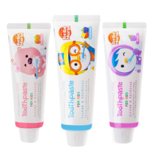 京东百亿补贴：啵乐乐Pororo 儿童牙膏宝宝低氟80g*3套装36.07元