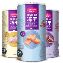 麦富迪 猫零食 冻干猫咪零食成猫幼猫通用宠物猫冻干 混合3罐装（鸡肉+鸭肉+三文鱼）58元 (券后省15,月销3000+)