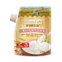 爷爷的农场高筋粉小麦胚芽营养低筋粉烘焙面包馒头面条蛋糕儿童宝宝营养面粉 【高筋粉500g】弹韧-适面条类66.6元（合16.65元/件）