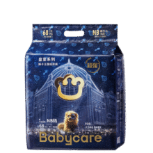 babycare皇室狮子王国弱酸纸尿裤bbc宝宝尿片夏季超薄透气婴儿尿不湿尿片 NB码 - 1包 68片 【体重≤5KG】98元 (月销1w+)