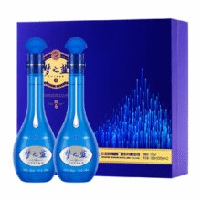 洋河 梦之蓝M6 52度浓香型礼盒装 500mL*2瓶 含酒杯￥839.12 7.3折