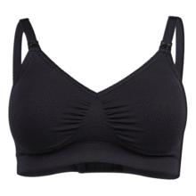 美德乐（Medela）哺乳文胸产后喂奶孕妇内衣单层前开扣轻盈款 黑色 L88元 (券后省30)