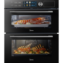 美的（Midea）85L大容量 12.5英寸幻彩大屏 精准控温 嵌入式蒸烤箱二合一双腔家用烘焙蒸箱烤箱SD855332.73元（国补）