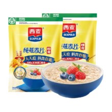 西麦营养早餐即食燕麦片1kg×2袋31.9元（需领券，合15.95元/件）