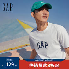 Gap 羊毛神车！ 纯棉字母logo短袖 美版570044（随意任选）56.1元