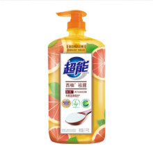 超能西柚祛腥洗洁精添加食用小苏打 1kg*3瓶【6斤】31.9元