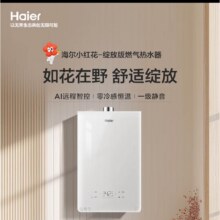 政府补贴、plus会员：海尔（Haier）【小海鲸KL5max】【小红花燃气热水器-绽放版】16升天然气家用TSI增压一级静音零冷感2215.01元（需领券）