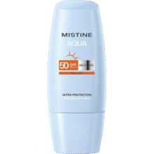 PLUS会员:Mistine防晒霜乳40ml SPF50 呵润清透敏感肌60.8元（合20.27元/件）