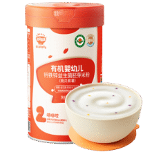 秋田满满7月+婴儿米粉 有机高铁 钙锌宝宝米糊辅食258g125.68元（合41.89元/件）