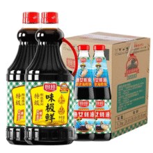 20点开始！厨邦 味极鲜1.63L*2瓶+蚝油490g*2￥12.04 1.7折
