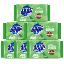 超能 柠檬草透明皂 柠檬草香 260g*6块 温和不刺激 去除异味28.12元