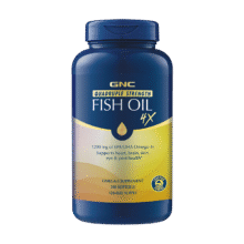 plus会员：GNC健安喜四倍深海鱼油omega-3 240粒×2件387.36元（合193.68元/件）