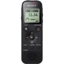 索尼（SONY） ICD-PX470智能降噪录音笔 学习商务会议记录无损录制 简易便捷式专业录音器机 黑色 4G 商务学习助手409元