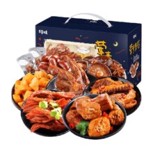 再降价、88VIP：百草味 荤素礼盒卤味 吮指鸭翅根465g11.67元