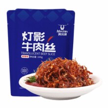 地道川味！科尔沁 灯影牛肉丝 100g*2袋￥17.40 1.9折