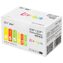 pLus会员:ZMI 5号12节+7号12节/彩虹电池碱性19.8元(省钱卡后17.8)