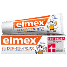 ELMEX艾美适宝宝儿童牙膏0-3-6岁婴儿奥拉氟防蛀固齿含氟牙膏牙龈护理37.9元 (月销1w+)
