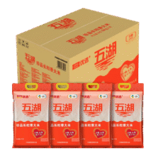 plus会员:五湖 珍品长粒香大米  10斤*4/箱85.04元