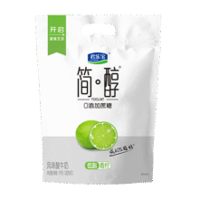 君乐宝（JUNLEBAO）简醇 0添加蔗糖低温酸奶 低脂青柠 100g*10袋46.4元（合15.47元/件）