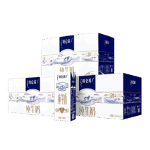 蒙牛 特仑苏纯牛奶250ml*12盒*3提 3.6g乳蛋白礼盒 1月产 共36盒79.9元