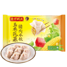 湾仔码头玉米蔬菜猪肉水饺720g36只早餐速食半成品面点速冻饺子54.9元 (券后省150,月销1w+)