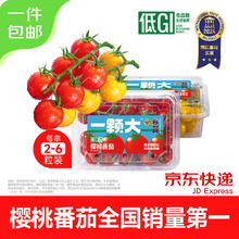 一颗大 红黄樱桃番茄小串 418g*2盒 水果西红柿圣女果券后19.9元