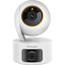 普联（TP-LINK）双摄800万智能摄像头 家用监控器360度无死角夜视全景无线手机远程婴儿宠物室内安防IPC44AW双摄版124.57元