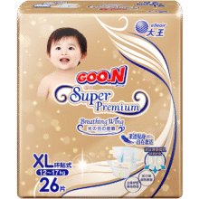 大王【品牌直供 安心品质】自在之息纸尿裤 XL26片(12-17kg)尿不湿婴儿 柔透贴身196元（合49元/件）