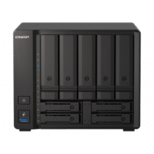 威联通（QNAP）TS-h973AX8G 9盘位万兆nas网络存储服务器混合式硬盘配置私有云盘（无内置硬盘）8163元