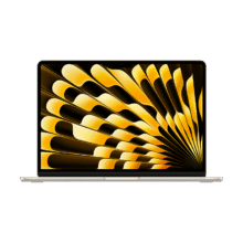 Apple/苹果/  MacBook Air 13英寸 M4 (10+8核) 16G 256G星光色电脑MW0Y3CH/A【教育优惠】学生认证优惠价5399元