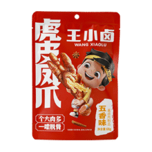 王小卤 虎皮凤爪 五香味68g*1049.5元（需领券，合4.95元/件）