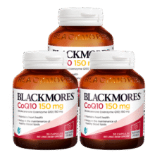 澳佳宝Blackmores 150mg辅酶q10软胶囊 高脂溶性呵护心脏 30粒/瓶*3172元 (月销6000+)