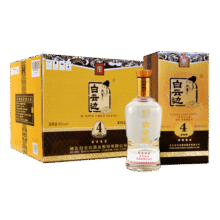 白云边 四星陈酿 浓酱兼香型白酒  53度 500ml*6瓶 整箱装 端午节礼物320元 (月销1000+)