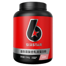 京东百亿补贴：肌肉科技（MUSCLETECH）六星增肌健肌粉益生菌复合乳清蛋白粉 3磅白桃味99元包邮