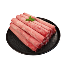 祁连牧歌 国产原切牛肉卷1斤 涮火锅食材 生鲜牛肉79.9元 (券后省20)