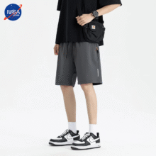 NASA 夏季运动休闲五分裤 1条