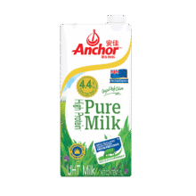 安佳（Anchor）新西兰进口 4.4g高蛋白高钙纯牛奶1L*3盒24.26元