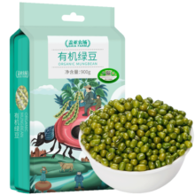 盖亚农场有机绿豆1.8斤（低脂绿豆粥绿豆汤可发芽打豆浆东北杂粮粗粮）18元 (券后省0.9,月销3000+)