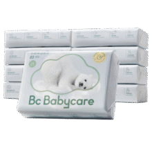 babycare婴儿云柔巾超柔软面巾纸纸巾熊柔巾清洁保湿抽纸乳霜纸 80抽*8包34.9元 (月销1w+)