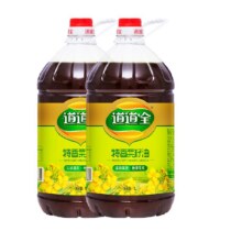 道道全5L*2瓶装食用油10L菜籽油106.7元