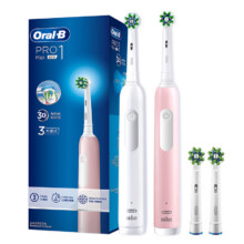 16日20点、88VIP：OralB 欧乐B BPro1Max电动牙刷 标配装 白色1刷杆+1刷头211.33元包邮+1038淘金币(需用券)