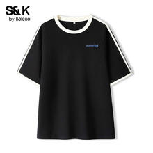 班尼路 断码清仓！ 纯棉短袖t恤 S&K系列 多款任选*229.9元（需买2件，需用券）