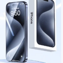 超高清裸机触感适用iPhone 防爆抗摔2片装1.8元