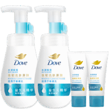 多芬（Dove）保湿洁面泡泡套装160mlx2+30gx2 氨基酸洗面奶敏感肌清洁卸妆70.14元（需领券）