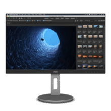 AOC U32N3C 31.5英寸 4K显示器高清IPS广视角 10.7亿色 90W Type-C接口 广色域 双向旋转显示屏2799元